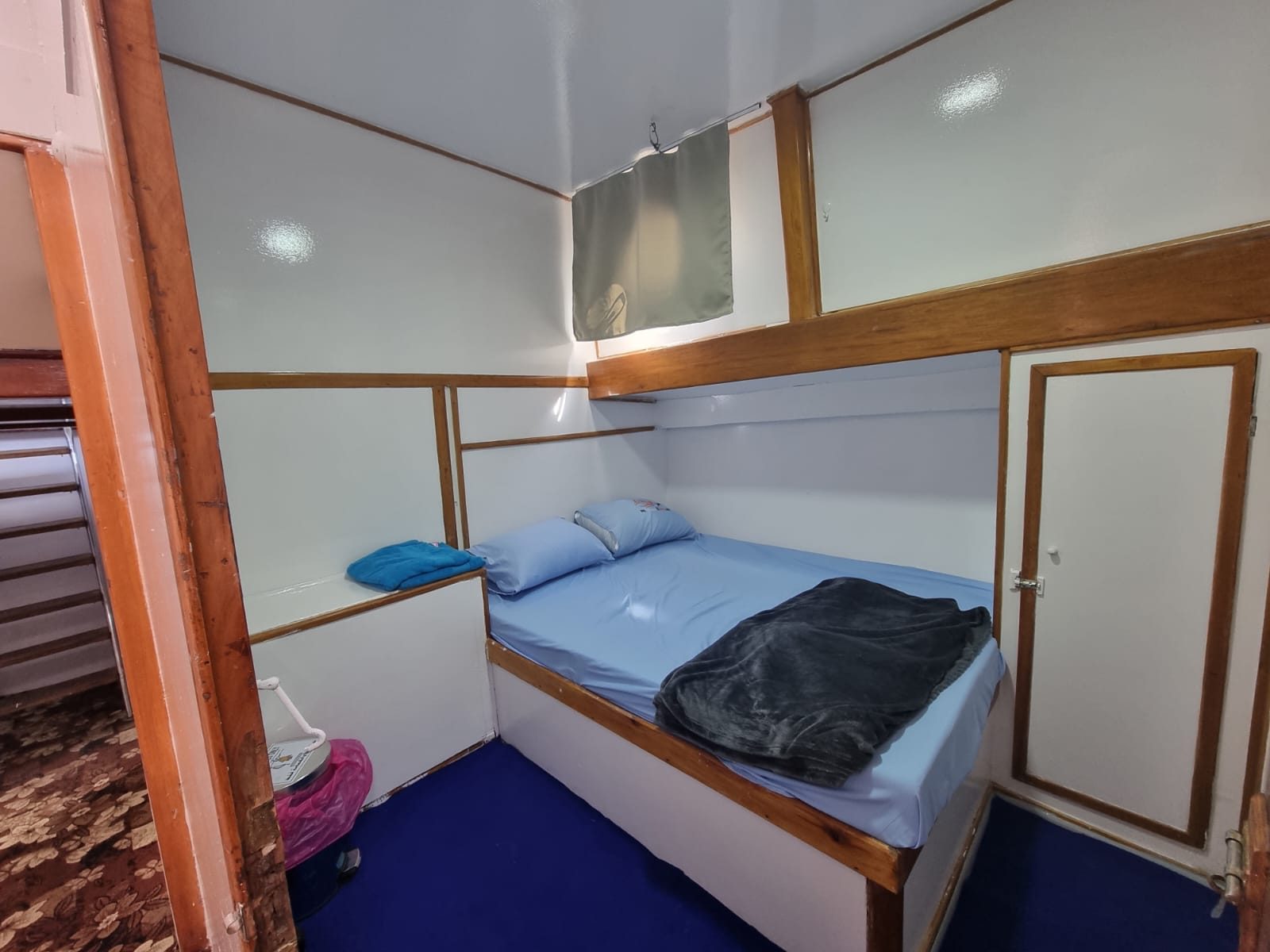 Double cabin aboard SY Mermaid