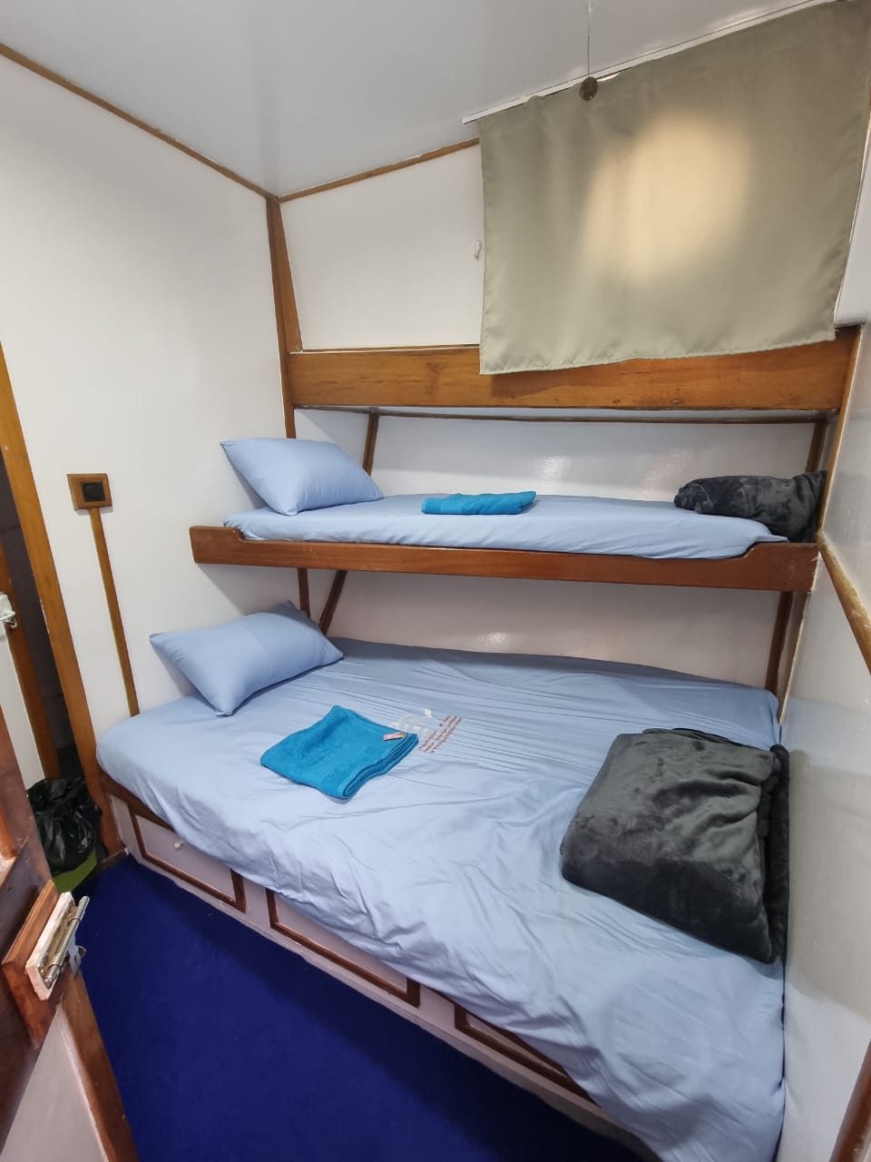 Cabin aboard SY Mermaid